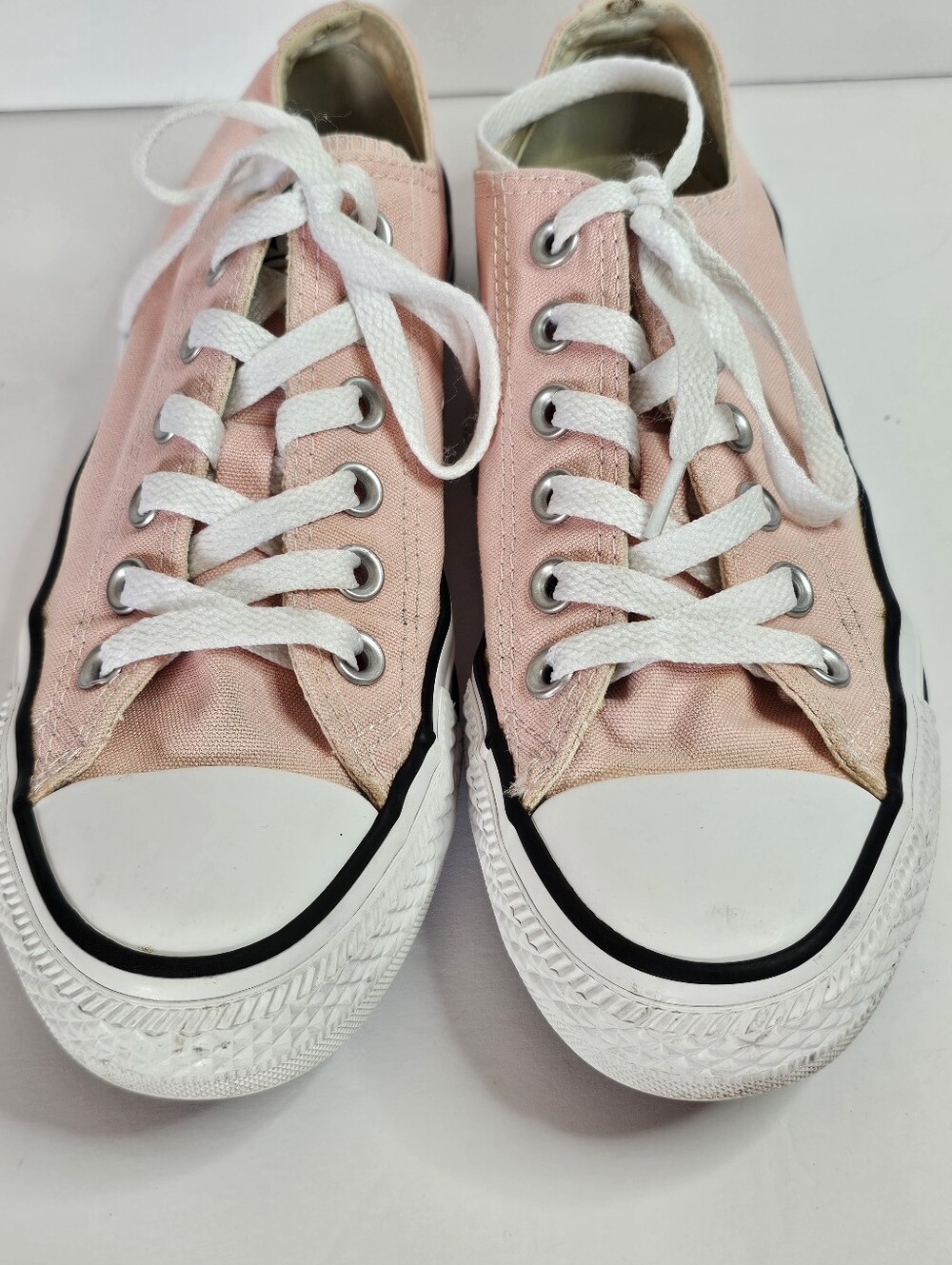 Converse All Star Low Top Chuck Taylor Sneakers Light Pink Sz 7 Streetwear - Picture 2 of 8